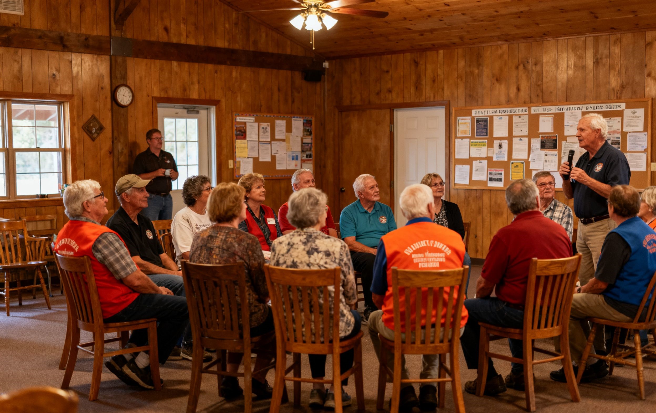 Volunteers and trustees meeting